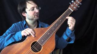 Lap Steel Gitarre WeissenbornStyle mit Tonabnehmer [upl. by Cesya89]