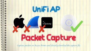 Ubiquiti UniFi AP  Packet Capture 80211Wiresharktcpdumpsniffer [upl. by Notlok]