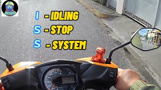 IDLING STOP SYSTEM ISS OF HONDA BEAT110FI EXPLAINED [upl. by Erolyat]