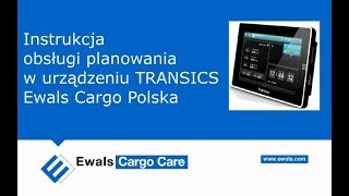 TRANSICS Planowanie  Ewals Cargo Polska [upl. by Iamhaj557]