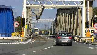 Moveable bridges on the Kusttram [upl. by Uta]