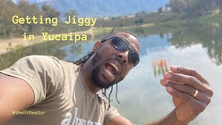 Jigging for Trout at Yucaipa Regional Park  Atomic Tubes theFitRealtor [upl. by Leipzig]