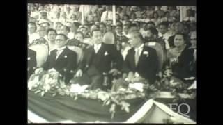 Inauguration of President Elpidio Quirino [upl. by Yortal]