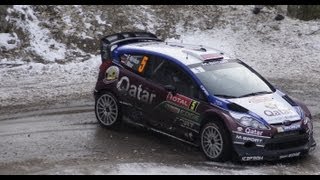 Evgeny Novikov quot Show quot Rallye Monte Carlo 2013 Ford Fiesta RS WRC [upl. by Luisa]