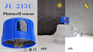 Photocell sensor JL215C Street Lighting Photo Control ProductLONGJOIN® Photocell Manufacturer [upl. by Netsuj]