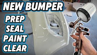 How to Prep and paint bumper [upl. by Marshal676]