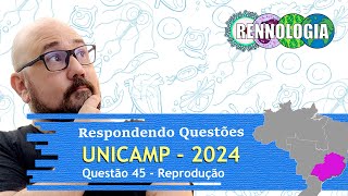 RESOLVENDO QUESTÕES  REGIÃO SUDESTE  UNICAMP 2024  Questão 45 [upl. by Adelbert70]