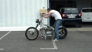 bobber cb twin 125 cc sur base kikker 5150 hk1 [upl. by Ponce45]