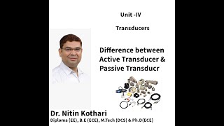 Difference between Active and Passive Transducer [upl. by Corina]