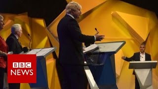 Highlights of BBCs EU Great Debate  BBC News [upl. by Eornom215]