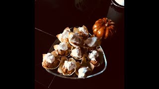 Mini Pumpkin Pies for Weight Watchers 1 Smartpoint Yumminess Easy Peasy [upl. by Bohlin]