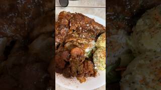 Baked Turkey Wings with homemade gravy smothered cabbage with shrimp [upl. by Anuahsar]