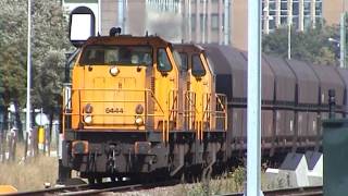 2004 SD Freight Trains in Rotterdam Europoort  Maasvlakte to Rail Service Center  HISTORIC [upl. by Nancey]