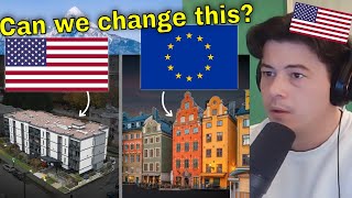 American Reacts Why North America Cant Build Nice Apartments because of one rule [upl. by Hairej]