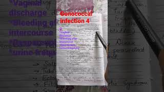 gonococcal infections gonorrhea studyinshorts studynote medicine vlog 70 [upl. by Gaspar285]