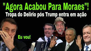 MORAES AMEAÇADO ALGO GRAVE OCORRE COM OS EXTREMISTAS DE BOLSONARO GONET PARLAMENTARES NA PRESSÃO [upl. by Anahsahs284]