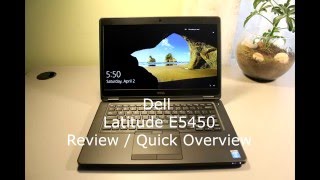 Dell Latitude E5450 review  quick overview [upl. by Adnaral]