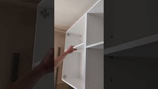 Installing new IKEA Kitchen and Extractor Fan from Amazon shorts diy kitchen [upl. by Higley]