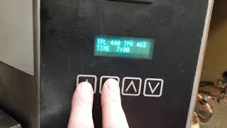 Changing oven temp on a lincoln impinger [upl. by Datha625]