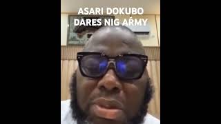 ASARI DOKUBO DARES WIKE AND NIG AŔMY FIGHTER JET [upl. by Nevah]