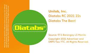 Diatabs Radio Commercial 20212022 22s [upl. by Ggerc49]