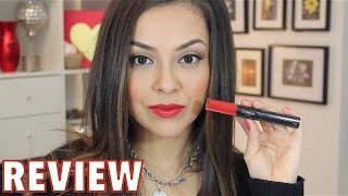 LOREAL INFALLIBLE MATTE RESISTANCE LIQUID LIPSTICK REVIEW  LindaYoung [upl. by Iadrahc]