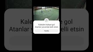 Kaleden kaleye müthiş gol futbol galatasaray fenerbahçe soccer beşiktaş football halısaha [upl. by Pansie]