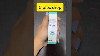 Ciplox eye drop usesciplaciplox shortfeed pharmacist youtube medicalciprofloxacin [upl. by Nessnaj]