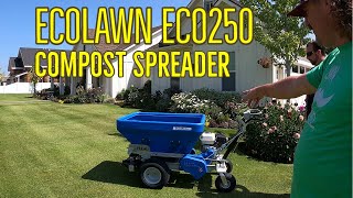 ECOLAWN Top Dresser ECO250 [upl. by Nalrah]