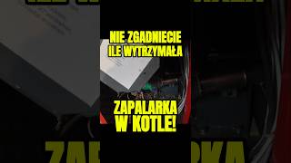 ZAPALARKA W KOTLE PELLETOWYM TO JEST JAKOŚĆ kociołnapellet pelet pellet ogrzewanie instalacja [upl. by Eirrahs]