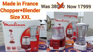 Moulinex Chopper Blender Model DP805G10 Moulinette XXL  Unboxing amp Review By Rehan Arshad [upl. by Vachell700]