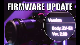 Wie du das Sony ZVE1 Firmware Update 20 schnell amp einfach installierst [upl. by Yeldarb]