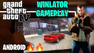 GTA 4 Android gameplay  Winlator 🔥🔥 [upl. by Anastassia]