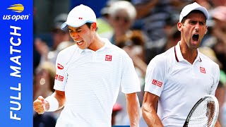 Kei Nishikori vs Novak Djokovic in an historic battle  US Open 2014 Semifinal [upl. by Sudaorb298]