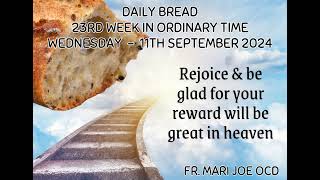 Daily Bread with Fr Mari Joe OCD [upl. by Rhys670]