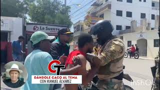 Un hombre en Dajabon se resiste a ser apresado por miembros del END por tráfico ilegal d Haitianos [upl. by Alauqahs]