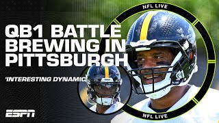 STEELERS CAMP BEGINS ♨️ How Pittsburgh should handle WilsonFields QB1 dynamic  NFL Live [upl. by Elorak]