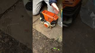 My New Stihl FS 91 Cold Start [upl. by Erdnua878]