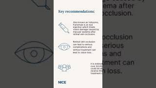 Faricimab for treating visual impairment caused by macular oedema after retinal vein occlusion [upl. by Wadleigh]