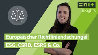 Was ist ESG und CSRD EURichtlinien für Unternehmen kurz erklärt 2023 [upl. by Leamsi]