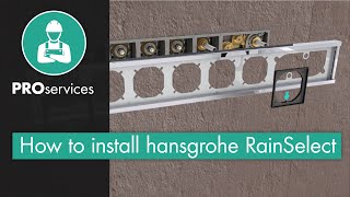 How to install hansgrohe RainSelect [upl. by Dragone]