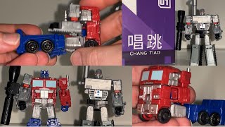 How to transform and assemble skybound Optimus prime transformer core class amp Chang tiao megatron [upl. by Tegdig]