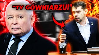 Kaczyński nie wytrzymał w trakcie płomiennego występu Kołodziejczaka quotTy gówniarzuquot [upl. by Reade257]