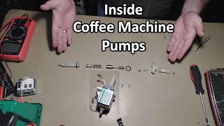 Coffee machine Pump  Step by step disassembly [upl. by Enaek]