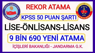 REKOR ATAMA✅9690 YENİ ALIM YAPILACAK✅ İÇİŞLERİ BAKANLIĞI JANDARMA UZMAN ERBAŞ BAŞVURU NASIL YAPILIR✅ [upl. by Anerev]