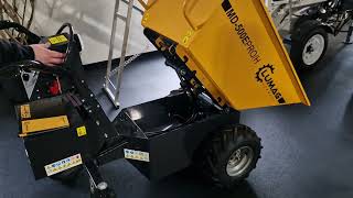 Lumag Maschinen Mini Dumper MD 500 EPRO H Elektroantrieb für Pferdebesitzer Koppel misten Pferdewirt [upl. by Janessa]