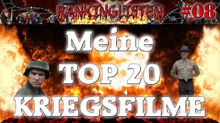 Meine TOP 20  Kriegsfilme [upl. by Akeim925]