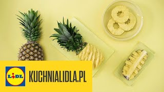 Jak pokroić ananasa 🍍  Kuchnia Lidla [upl. by Layap]