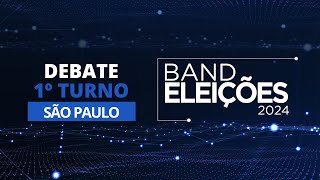 Eleições 2024 Debate na Band dos Candidatos à Prefeitura de São Paulo 1º Turno [upl. by Cathey]