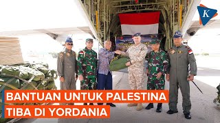 Pesawat Indonesia Angkut Bantuan untuk Palestina Tiba di Yordania [upl. by Najram]